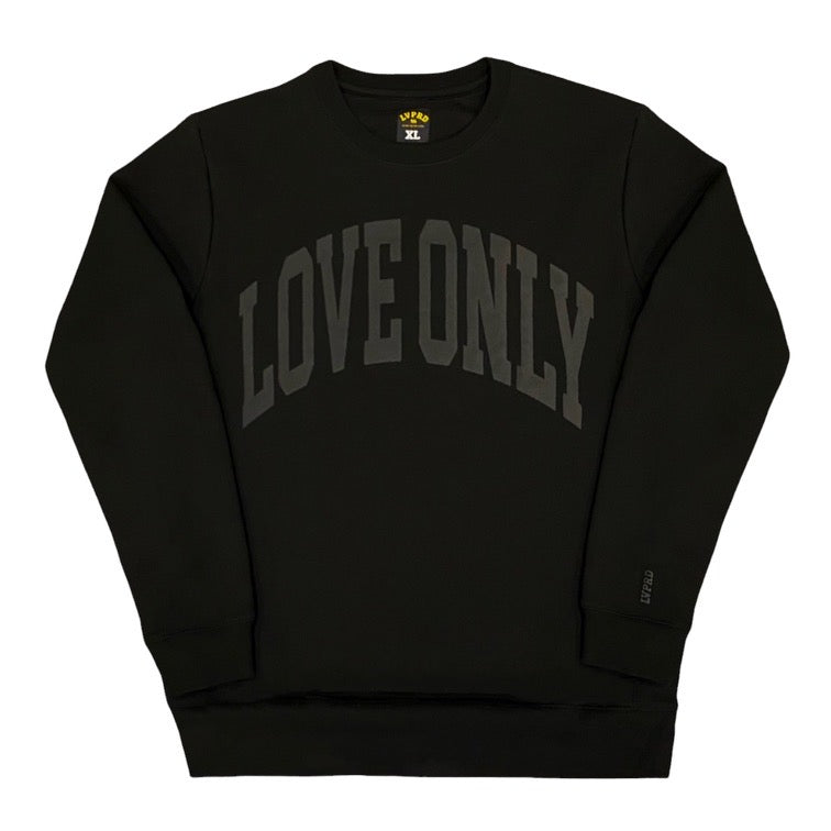 JDY BY ONLY Heart Print Crew-Neck Sweatshirt For Women (Black, XXL)